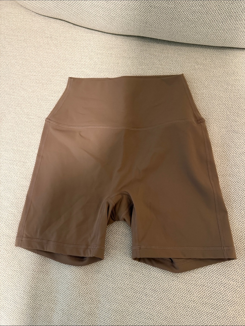 SET Active New High-Waist Brown Women's Bike Shorts